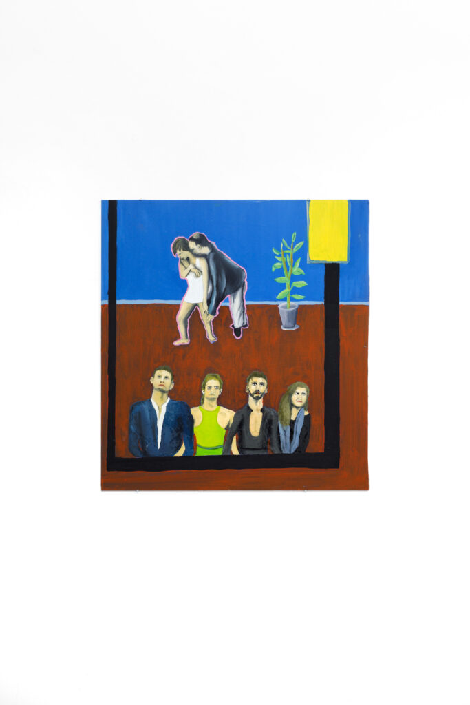 Les patineurs
2022, huile sur alluminium, 40 x 30 cm